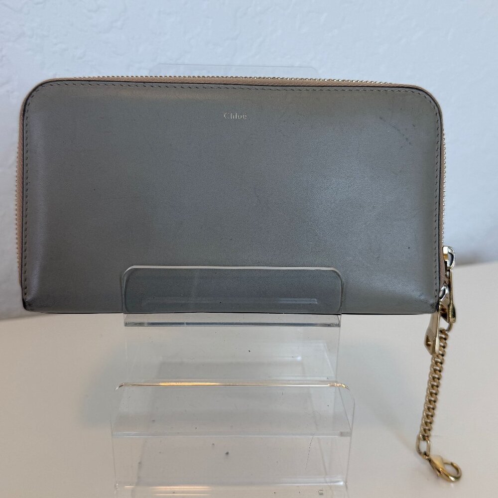 Chloe Two Tone Long Wallet